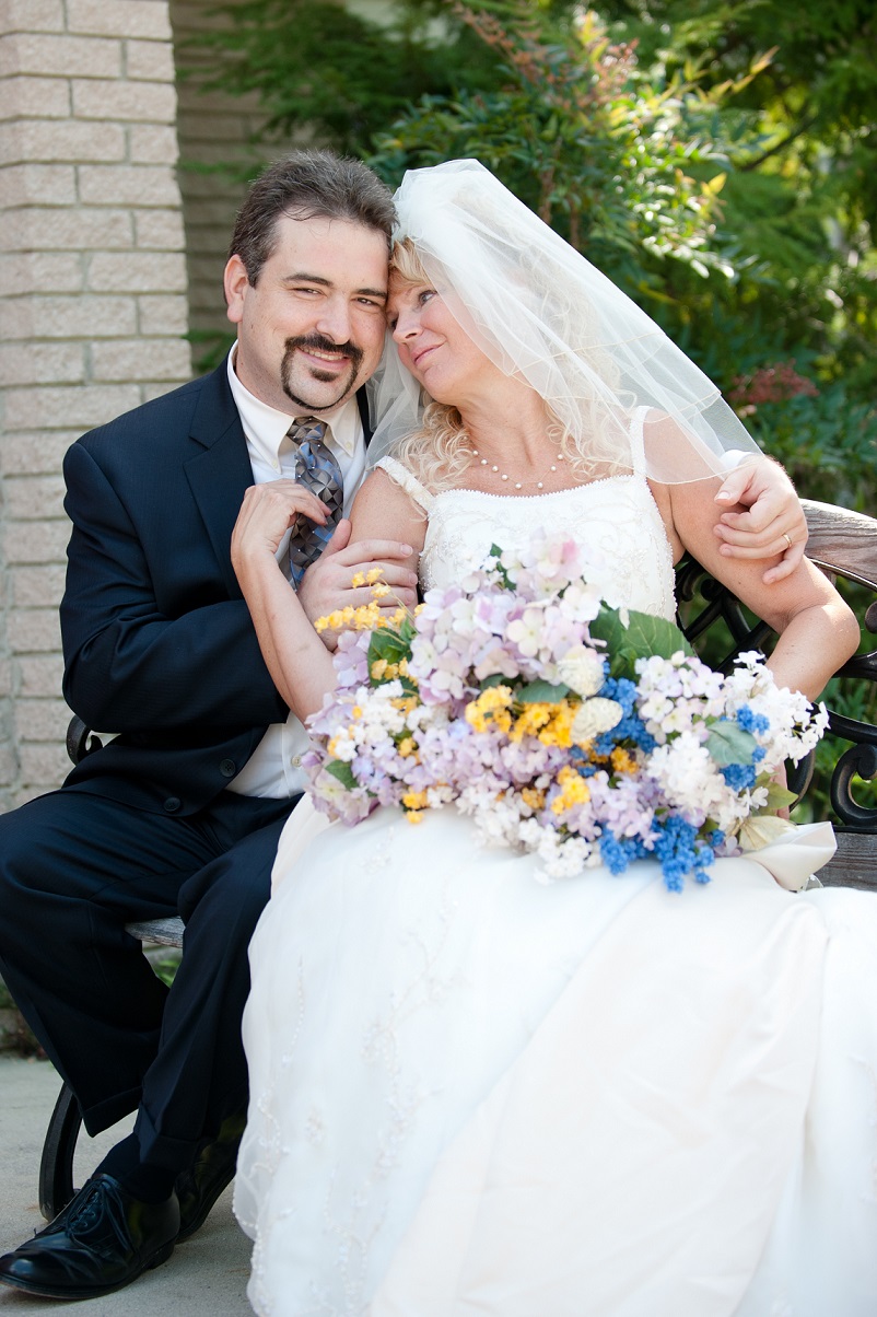 N.C. Classical Guitarist/Poet David Michael Cray and his wife Dianne Dailey Cray. Wedding picture